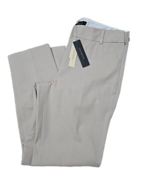 Talbots Slimming Heritage Women Trouser Light Beige Khaki Dress Slacks